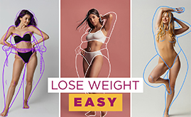 Three women showing how to lose weight easy YouTube video cover